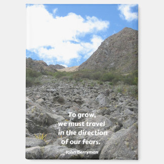 Aimant journal inspirationnel, "Pour grandir. ..."