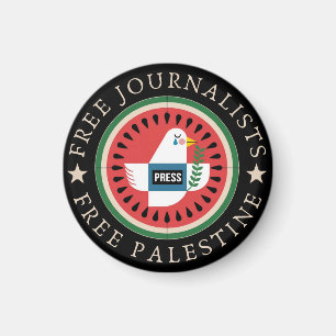 Aimant Journalistes libres, Palestine libre