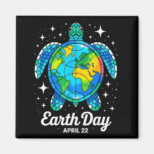Aimant Journée de la Terre 2026 restaurer la Terre mer jo