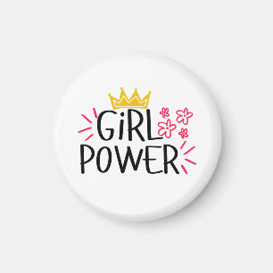 Aimant Journée des femmes Girl Power