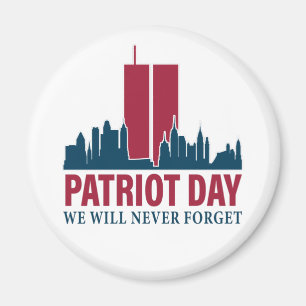 Aimant Journée du Patriote ; Nous N'Oublierons Jamais