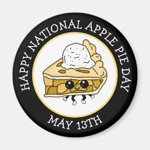 Aimant Journée nationale de la tarte aux pommes 13 mai