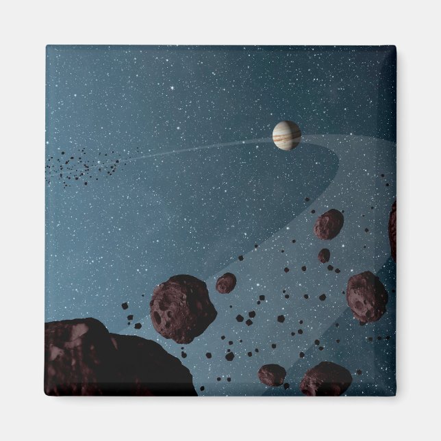 Aimant Jovian Trojans Astéroïdes. (Devant)