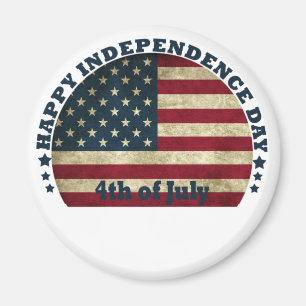 Aimant Joyeuse fête 4 juillet l'indépendance