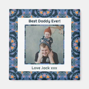 Aimant Joyeuse fête des pères Meilleur papa Papa Jamais B