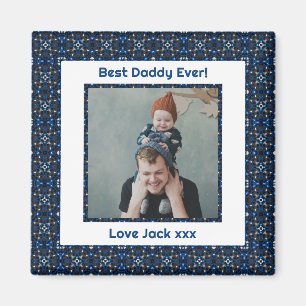Aimant Joyeuse fête des pères Meilleur papa Papa Jamais B