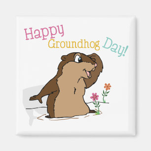 Aimant Joyeuse Journée de la marmotte