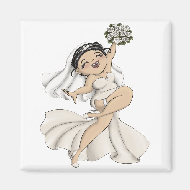 Aimant Joyeuse mariée 11 (Devant)
