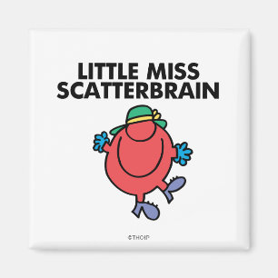 Aimant Joyeuse petite Miss Scattercerveau