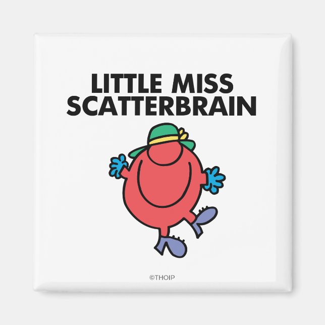 Aimant Joyeuse petite Miss Scattercerveau (Devant)