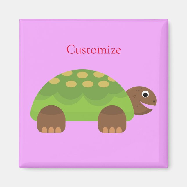 Aimant Joyeuse tortue souriante Thunder_Cove (Devant)