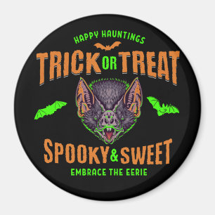 Aimant Joyeuses apparitions   Chauves-souris Halloween de