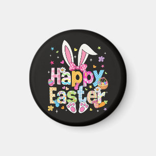 Aimant Joyeuses Pâques 2026 Lapin Mignon