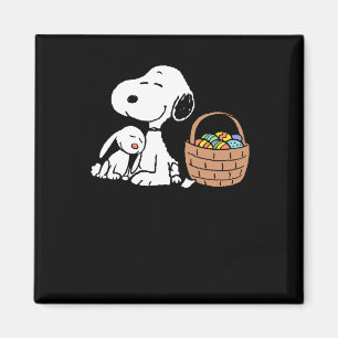 Aimant Joyeuses Pâques aux Peanuts 