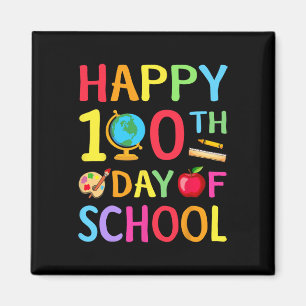 Aimant Joyeux 100e Jour D'École 100 Jours D'École Enseign
