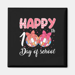 Aimant Joyeux 100ème Jour De L'École Boule Disco 100 Jour