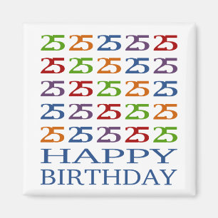 Aimant Joyeux 25e anniversaire !