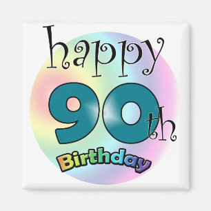 Aimant Joyeux 90ème anniversaire