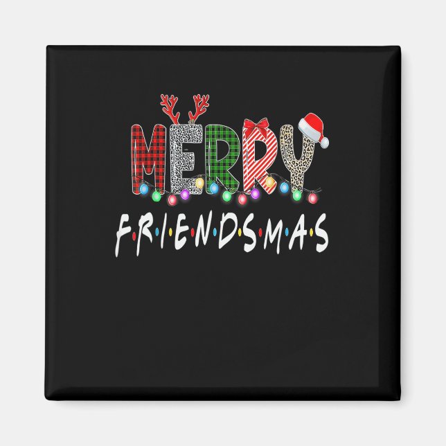 Aimant Joyeux amis Noël Amis de Noël Correspondance Sweat (Devant)