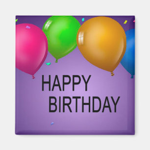 Aimant joyeux anniversaire