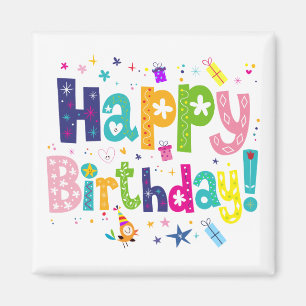 Aimant Joyeux anniversaire
