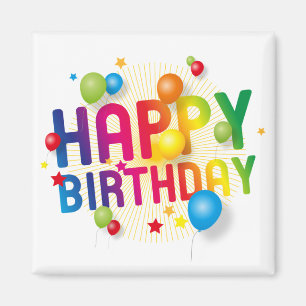 Aimant Joyeux anniversaire