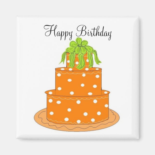 Aimant Joyeux anniversaire (Devant)