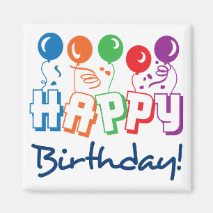 Aimant Joyeux anniversaire