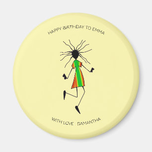 Aimant Joyeux Anniversaire, Danse Magnifique
