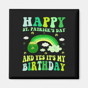 Aimant Joyeux anniversaire Saint-Patrick femmes