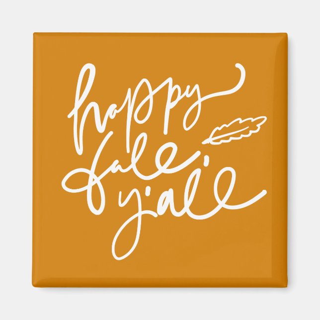 Aimant Joyeux automne Y'all (Devant)