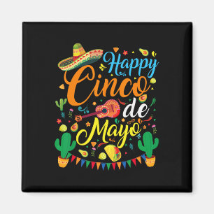 Aimant Joyeux Cinco De Mayo Fiesta Parti Mexicain 5 De Ma