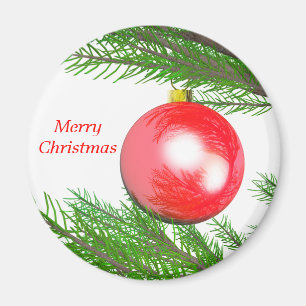 Aimant Joyeux décor d'arbre de Noël