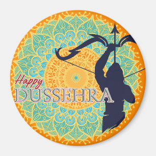 Aimant Joyeux Dussehra Lord Ram avec Bow & Arrow Chakra B
