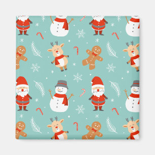 Aimant Joyeux et lumineux Noël 2023 Famille Ho