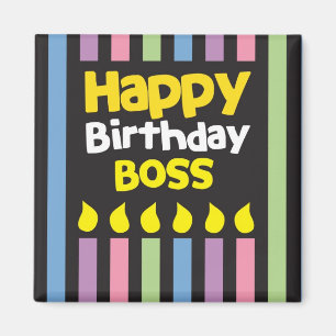 Aimant Joyeux garçon d'anniversaire !