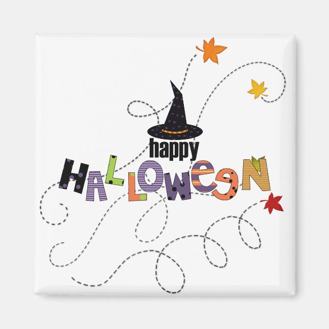 Aimant Joyeux Halloween (Devant)