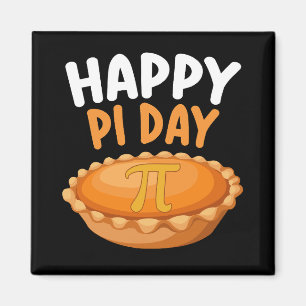 Aimant Joyeux jour de Pi tarte mathématiques Math arc-en-