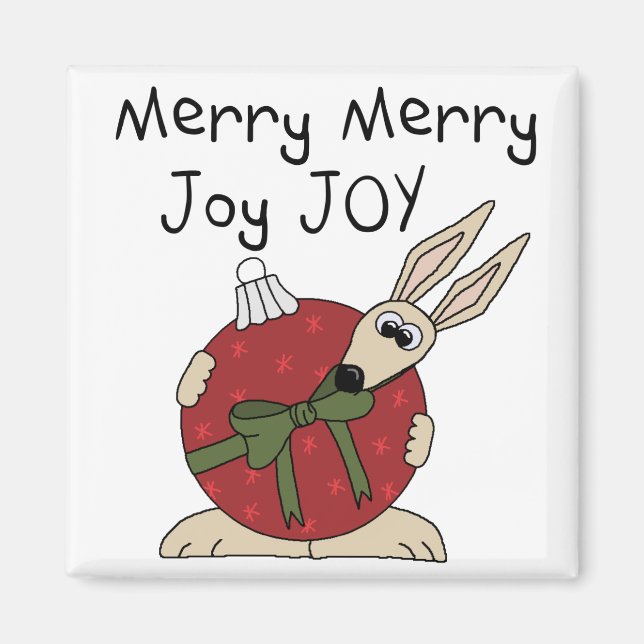 Aimant Joyeux Joyeux Joy Joy Tshirts et cadeaux (Devant)