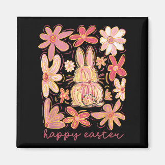 Aimant Joyeux lapin de Pâques Easter Esquad chasse OEufs
