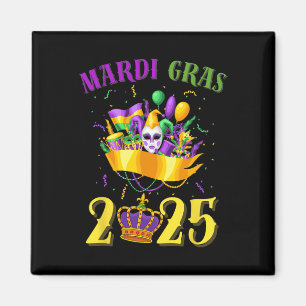 Aimant Joyeux Mardi Gras 2025 Carnaval des Tee Mardi Gras