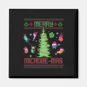 Aimant Joyeux Microbe-mas Microbiologie Scientifiques Noë