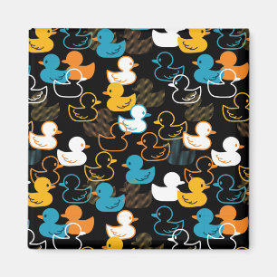 Aimant Joyeux Motif nager une patte de canards