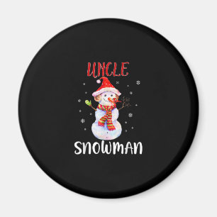 Aimant Joyeux Noël 2020 Oncle Snowman En Masque Pajama