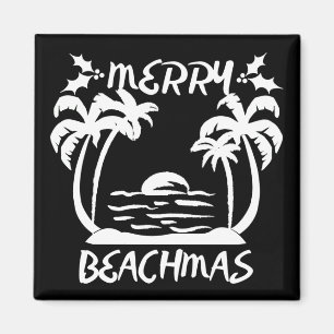 Aimant Joyeux Noël Beachmas En Juillet