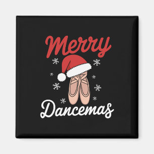 Aimant Joyeux Noël de danse Llet Professeur de danse Noël
