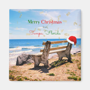 Aimant Joyeux Noël de Tampa, Floride