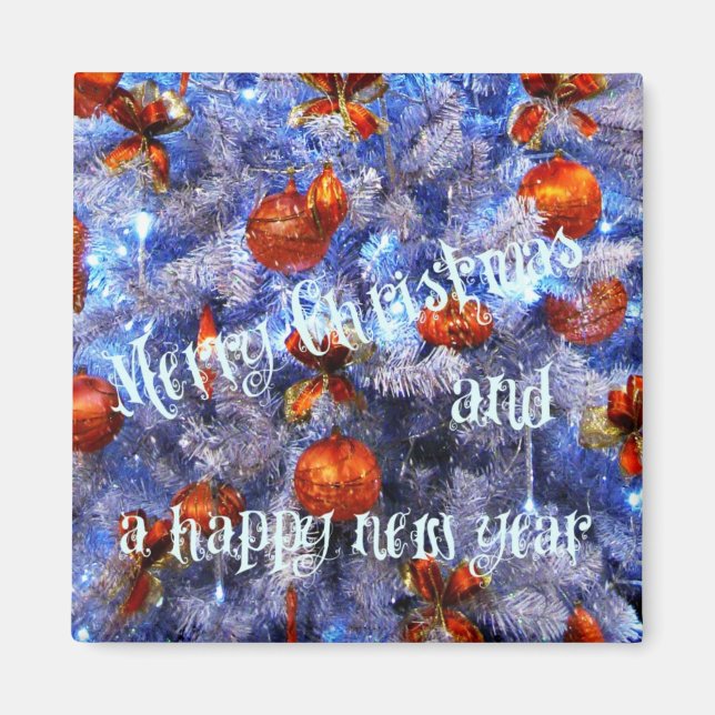 Aimant Joyeux Noël et une bonne année ! (Devant)