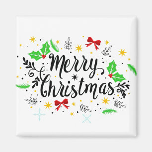 Aimant Joyeux Noël Festif  