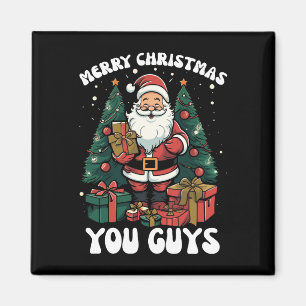 Aimant Joyeux Noël les gars Père Noël